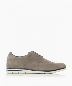 Dune London Barry Freizeitschuhe Herren Grau | 820-VMGLBO