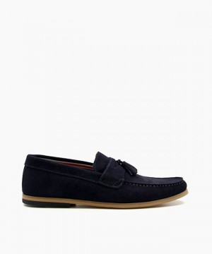 Dune London Bart Freizeitschuhe Herren Blau | 921-SFXAYI