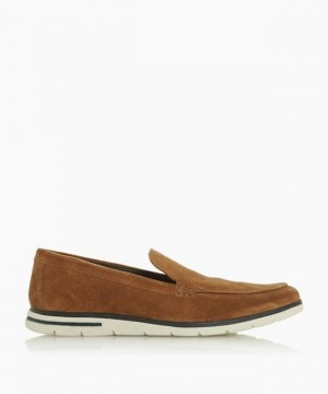 Dune London Beep Freizeitschuhe Herren Braun | 480-CPNLZS