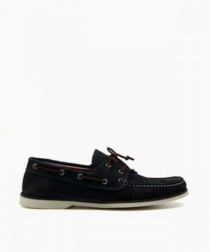 Dune London Bluesy Bootsschuhe Herren Blau | 902-ZMGICF