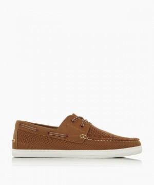 Dune London Bonavista Bootsschuhe Herren Braun | 213-PDSNVX