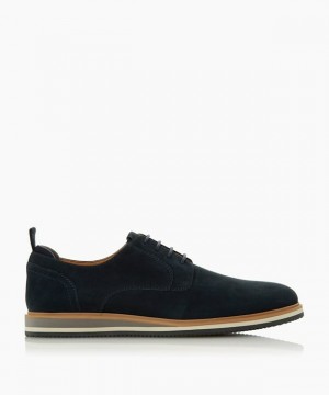 Dune London Bucatini Freizeitschuhe Herren Blau | 491-RISDTH
