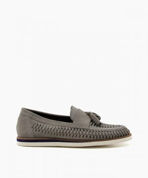 Dune London Buckey Freizeitschuhe Herren Grau | 816-WIFBPZ
