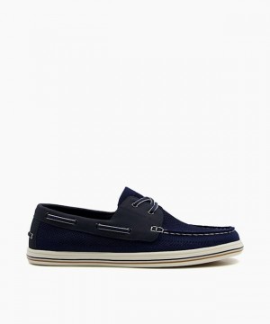Dune London Burnner Bootsschuhe Herren Blau | 928-KMEDQU