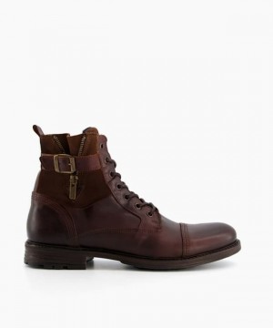 Dune London Call Freizeitstiefel Herren Braun | 718-DBLXJV