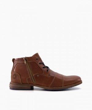 Dune London Captains Freizeitstiefel Herren Braun | 796-XGCAEH