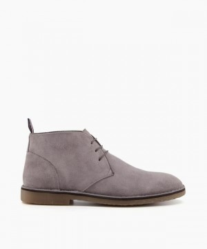 Dune London Cash Freizeitstiefel Herren Grau | 984-BSXEWV