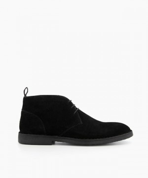 Dune London Cash Freizeitstiefel Herren Schwarz | 741-UHXEVO