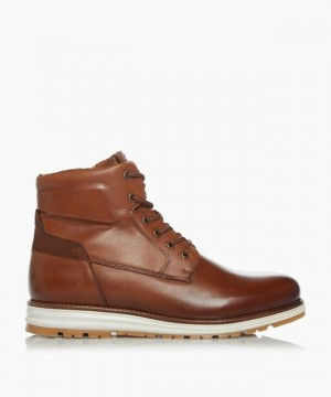 Dune London Catchy Freizeitstiefel Herren Braun | 754-WUOAJR