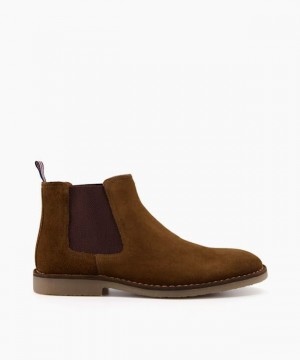 Dune London Chai Chelsea Stiefel Herren Braun | 716-IWBGMK