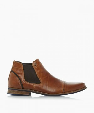 Dune London Chili Freizeitstiefel Herren Rot Braun | 723-SVQFWP