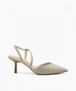 Dune London Colombia Hohe Schuhe Damen Beige | 298-YTHCFG