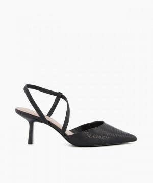 Dune London Colombia Hohe Schuhe Damen Schwarz | 761-PIDTAY