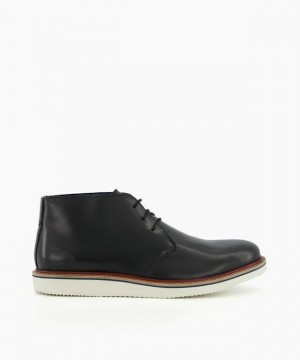 Dune London Congress Freizeitstiefel Herren Schwarz | 508-DKHEAX