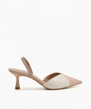Dune London Cube Hohe Schuhe Damen Rosa | 972-YVBPHK