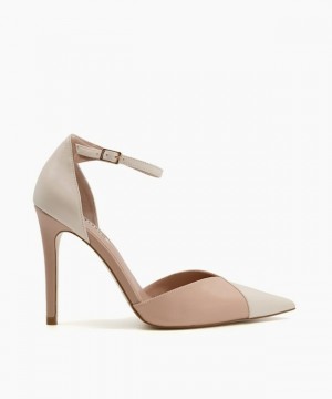Dune London Cubic Hohe Schuhe Damen Rosa | 578-ZGXIQY