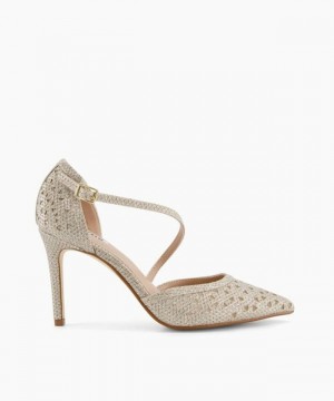 Dune London Danae Hohe Schuhe Damen Blau | 870-BEJRGY