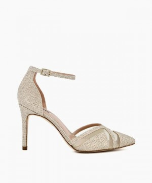 Dune London Diane Hohe Schuhe Damen Braun | 489-UFQOSZ