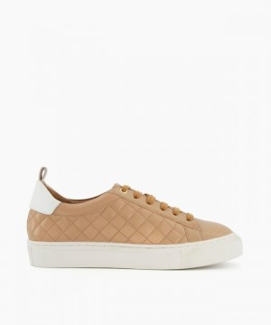 Dune London Eddies Flache Schuhe Damen Braun | 431-GDJAQP