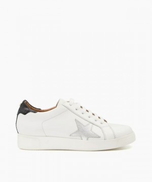 Dune London Edriss Flache Schuhe Damen Weiß | 417-RZMUTA