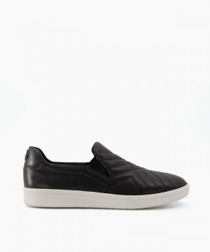 Dune London Effortless Flache Schuhe Damen Schwarz | 794-EZVPUJ