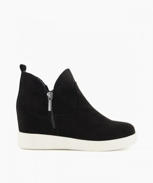 Dune London Elesha Stiefeletten Damen Schwarz | 294-JLVSUZ
