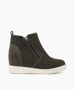 Dune London Eleshia Sneakers Damen Grau | 853-KRBQJO