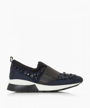 Dune London Elisha Sneakers Damen Blau | 198-BITXEL
