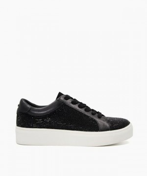 Dune London Elton Flache Schuhe Damen Schwarz | 058-EVFOGZ