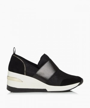 Dune London Emillia Sneakers Damen Schwarz | 120-QJNUID