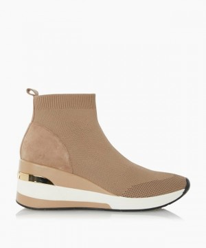 Dune London Engel Flache Schuhe Damen Braun | 943-EPHJGL