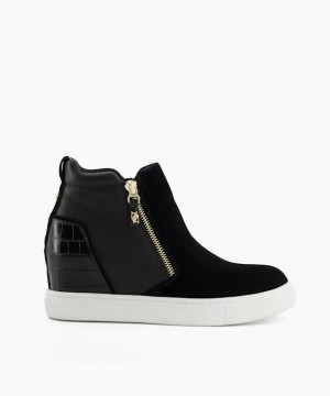 Dune London Enhance Sneakers Damen Schwarz | 058-EXOWNS