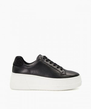 Dune London Episode Flache Schuhe Damen Schwarz | 641-ZKQXWE