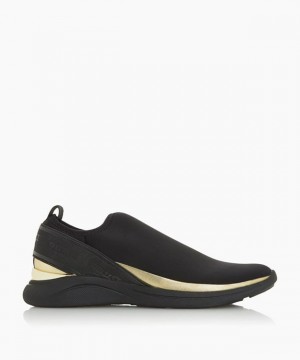 Dune London Esme T Flache Schuhe Damen Schwarz | 469-URYVMS