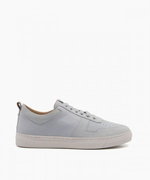 Dune London Espen Flache Schuhe Damen Blau | 324-RKNXYH