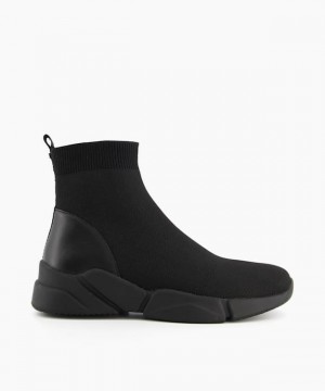 Dune London Event Flache Schuhe Damen Schwarz | 278-RZMJSE