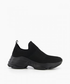 Dune London Evoke Flache Schuhe Damen Schwarz | 350-NJVCKE
