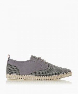 Dune London Flash Freizeitschuhe Herren Grau | 402-SEKZQY