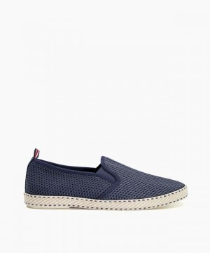 Dune London Flin Freizeitschuhe Herren Blau | 409-OMBNXA
