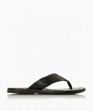Dune London Fredss Sandalen Herren Schwarz | 542-YFTDPQ