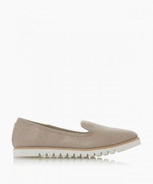 Dune London Galleon Halbschuhe Damen Grau | 326-PWLAST