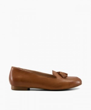 Dune London Gallerie Halbschuhe Damen Braun | 043-JYSQRF