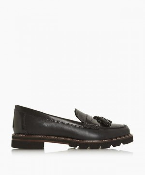 Dune London Gennia Halbschuhe Damen Schwarz | 326-STVDUX