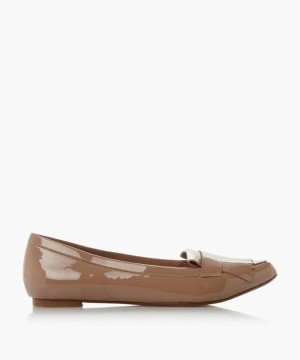 Dune London Gersey Halbschuhe Damen Braun | 790-QEMFKB