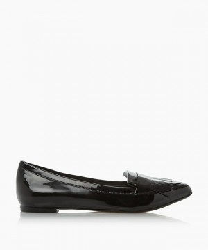 Dune London Gersey Halbschuhe Damen Schwarz | 150-TJHSYK