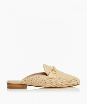 Dune London Glowin Flache Schuhe Damen Beige | 721-MERHJC