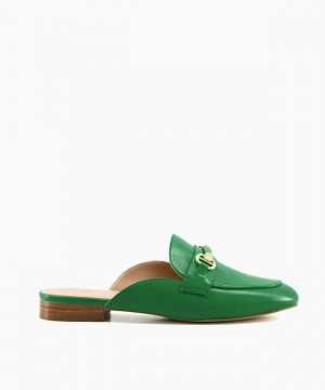 Dune London Glowin Halbschuhe Damen Grün | 047-NDABUK
