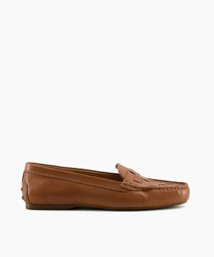 Dune London Greene Halbschuhe Damen Braun | 936-PVGZLN