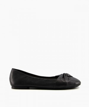 Dune London Hanson Ballerinas Damen Schwarz | 620-AJYXNQ