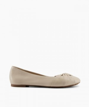 Dune London Hanson Flache Schuhe Damen Beige | 831-WRGEHO